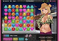 Milf gets nervous during hentai walkthrough 11