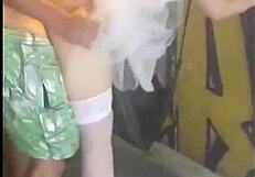 Found my prince in the block, tried the tree but too crowded, perfect spot for our moment