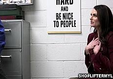 Officer Jack Vegas Performs Wild Cavity Search on Famous Aria Khaide!