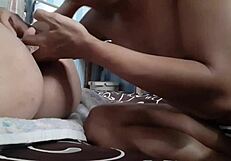 yo, this teen babe with big tits and ass gets missionary fucked hard, creampied deepthroat style 😈