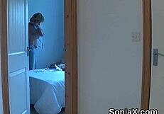 Unfaithful English MILF Sonia Reveals Monster Tits in Lingerie