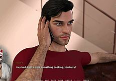 Blonde Babe Smothers in Masked Cartoon