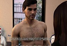 Blonde Babe Smothers in Masked Cartoon