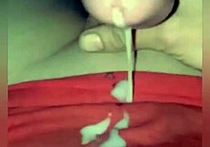 guy jerks off huge loads in casual story