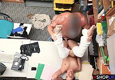 i caught this teen thief and her mom in the shop, ripped their clothes, and dominated them in a threesome