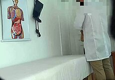 doctor and his assistant getting naughty in the clinic