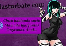 Lucy Provides Jerk Off Instructions During Hentai Anal Sex on First Date