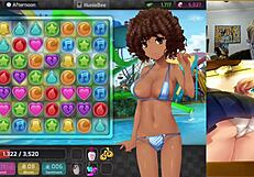 Audrey Beli And Kyanna Huniepop Engage In Uncensored Creampie Sex With Cumshots