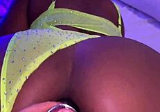 Avery Jane Teases With Buttplug In Lingerie Behind Scenes