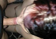 Amber 2 Deepthroats Huge Cock in Throat!