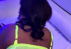 Avery Jane Teases With Buttplug In Lingerie Behind Scenes