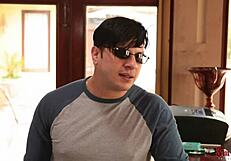 Watch this blonde pornstar get her small tits banged rough in a nasty group sex scene!