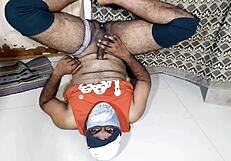 she strokes a black cock in various positions