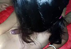 i ride my boyfriend's cock to a squirting orgasm and perfect creampie