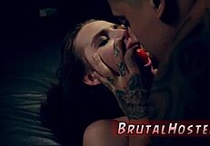 aidra fox worships feet in threesome bondage ecstasy