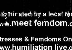she humiliates your tiny cock in femdom pov scene