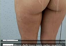 Esposa Aline en la Ducha con Edu