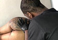 Exotic Ebony Dancers Get Tattooed By Pornstars