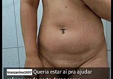 Esposa Aline en la Ducha con Edu