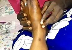 She says, Worship my feet and smoke between my toes as punishment.