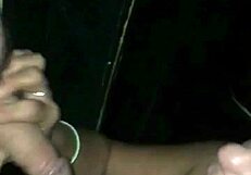 Blonde enjoys creampie at gloryhole encounter