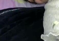 feeling the intense creampie with brunette teen in college