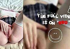 Asian woman explores solo with toys