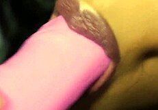 Feeling intense pleasure with my dildo