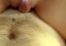 hey, check this, my swollen pussy lips make him cum so fast!