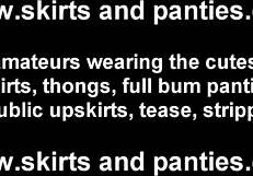 I Know You Want to Peek at My Panties