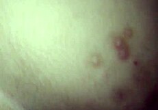 My cousin the chubby Latina poses in a thong