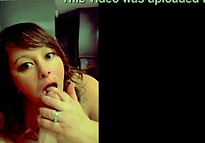 I crave cum dripping from my tattooed boobs after intense titty fuck. Cumshot lands on my pierced nipples.