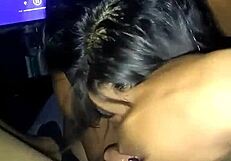 Patricia and her sexy lover sucking cock on webcam