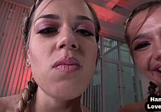 Sluts Wank Cock in POV 3some