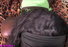 Virtual Birthday Sex: Ebony Bikini Blowjob or Missionary?