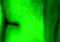 amateur with big curves makes homemade video in car