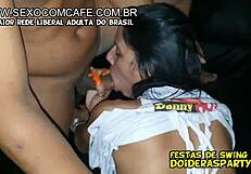 milf dany hot joins swing party group in rio de janeiro cabin