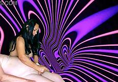 Latina Agarabas Undresses Dancing Striptease With Cum