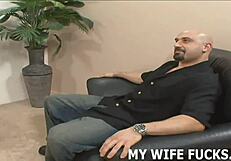 your wife is ready for her first porn scene. she'll give a hardcore blowjob with femdom vibes.