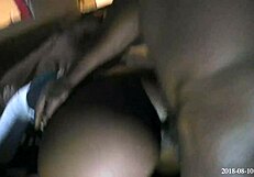 why is that skinny ebony girl bent over for doggystyle?