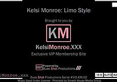 kelsi monroe rips her clothes in the limo, asking 'want to see me finger myself?'