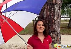 Wow! Pretty Tennis Teacher Screws for Cash!