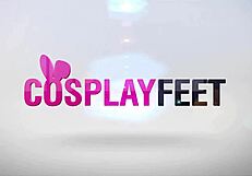 Sexy nurse gives lesbian foot massage in pantyhose at hospital