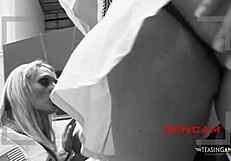 Blonde and tattooed women enjoy group activities together