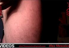 Married amateur Lizz shows off her ass in homemade video