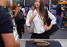 That hot lady getting banged at the pawnshop!