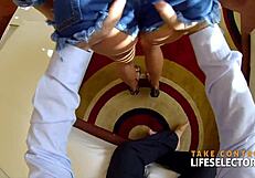 Kennedy Leigh Deepthroats Big Cock POV