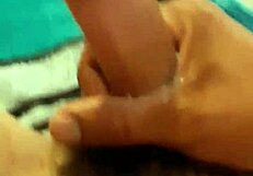 homemade solo session with cumshot