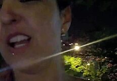 Brazilian Woman Exposes Breasts Outside Car in Porto Alegre Public