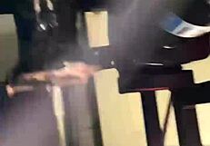 feeling the rubber dildo stretch my asshole intensely